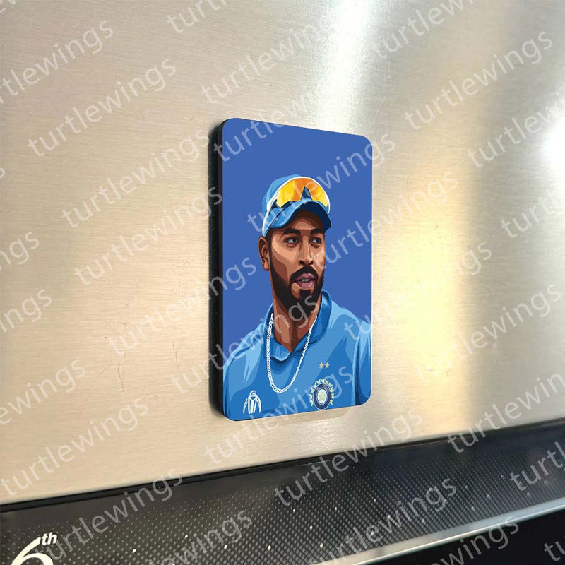 Fridge Magnet  | Indian Cricket Team Fridge Magnet Set – 10 Legendary Players (60x80mm)