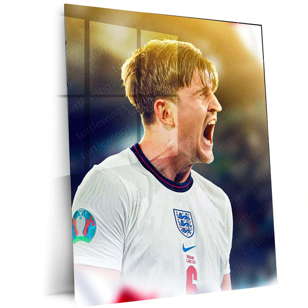 Harry Maguire England Euro 2020 Passion Poster – Metal Frame | Powerful Celebration Wall Art - TURTLEWINGS 