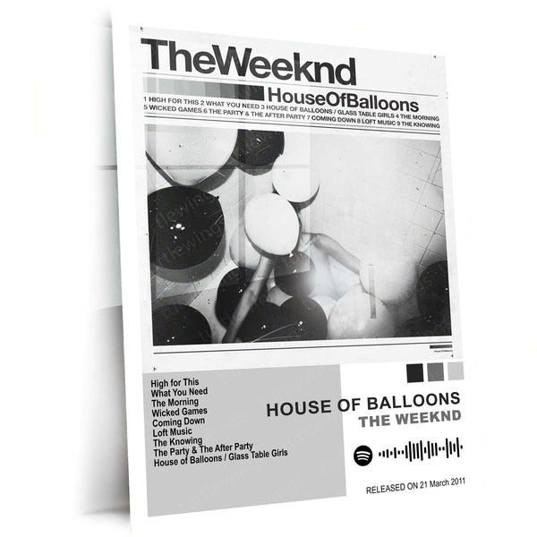 The Weeknd – Complete Album Collection | Set of 10 | Set of 8 | Set of 4 | Premium Metal Poster Set