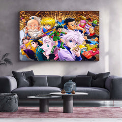 Anime Metal Frame | Hunter Legacy | Hunter x Hunter Metal Frame Adventure, Strategy & Unbreakable Bonds Wall Art - TURTLEWINGS 