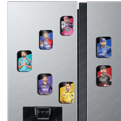 Fridge Magnets |IPL Captain Fridge Magnet Set – Set of 7 Team Leader Magnets (60x80mm)