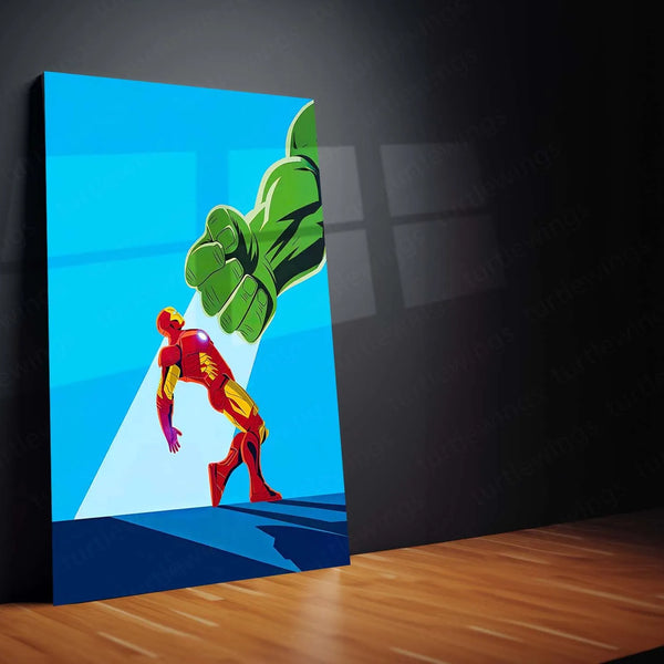 Marvel Metal Poster | Iron Man & Hulk – Marvel Metal Poster - TURTLEWINGS 