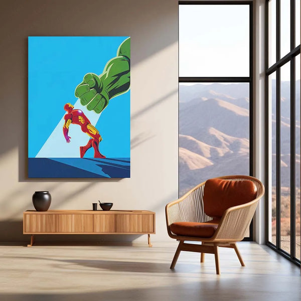 Marvel Metal Poster | Iron Man & Hulk – Marvel Metal Poster - TURTLEWINGS 