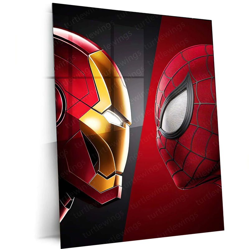 Marvel Metal Poster | Iron Man & Spider-Man – Marvel Metal Poster - TURTLEWINGS 