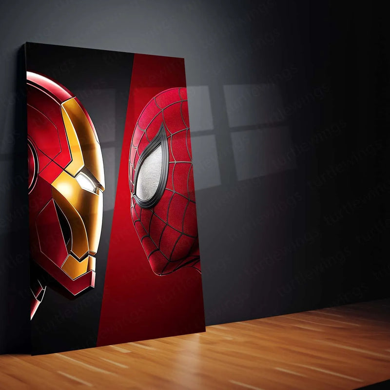 Marvel Metal Poster | Iron Man & Spider-Man – Marvel Metal Poster - TURTLEWINGS 