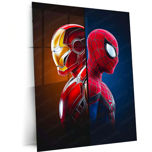 Marvel Metal Poster | Iron Man & Spider-Man – Marvel Metal Poster01