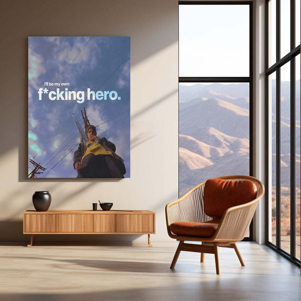 “I’ll Be My Own F*cking Hero” – Jesse Pinkman (Breaking Bad) | Rage to Redemption Metal Frame