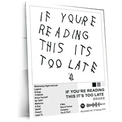 Drake Complete Collection | Set of 11 | Set of 8 | Set of 4 | Album Posters Metal Frames Global Hits. Moody Aesthetics. Hip-Hop Royalty on Your Walls. - TURTLEWINGS 