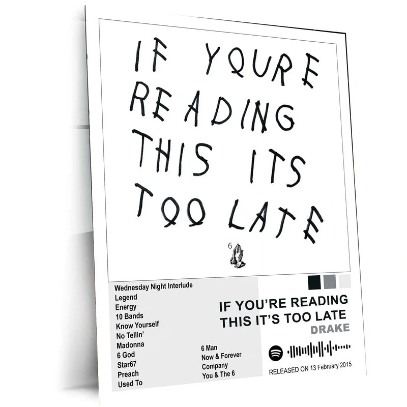 Drake Complete Collection | Set of 11 | Set of 8 | Set of 4 | Album Posters Metal Frames Global Hits. Moody Aesthetics. Hip-Hop Royalty on Your Walls. - TURTLEWINGS 