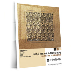 Imagine Dragons – Complete Album Collection | Set of 10 | Set of 8 | Set of 4 | Premium Metal Poster Set