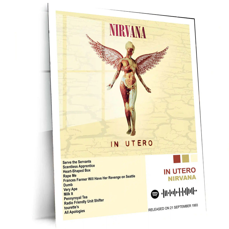 Nirvana Complete Collection | Set of 11 | Set of 4 | Set of 8| Album Posters Metal Frames Grunge Legacy. Iconic Albums. Timeless Wall Statement. - TURTLEWINGS 