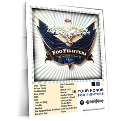 Foo Fighters – Complete Album Collection | Set of 11 | Set of 8 | Set of 4 | Premium Metal Poster - TURTLEWINGS 