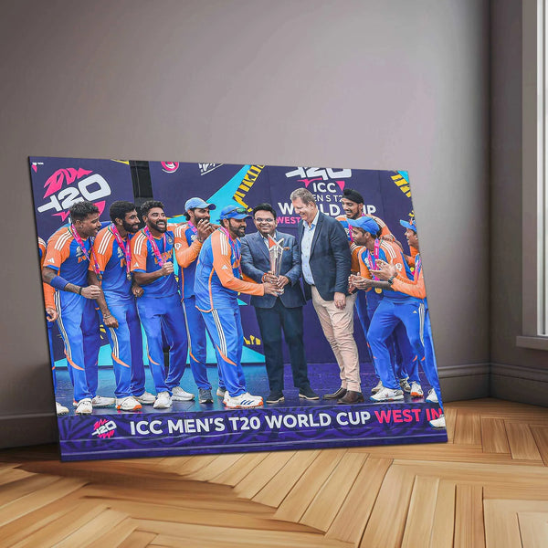 Indian Cricket Team Metal Poster – Glory, Passion & Legacy 3 - TURTLEWINGS 