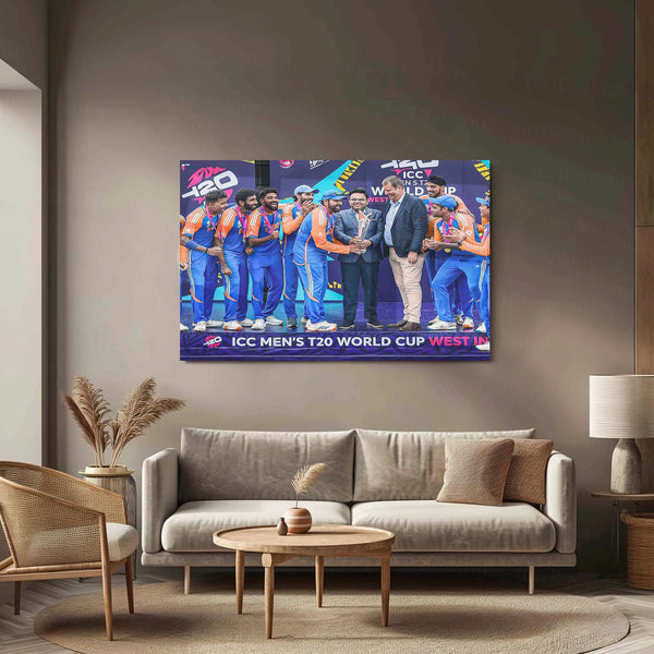 Indian Cricket Team Metal Poster – Glory, Passion & Legacy 3 - TURTLEWINGS 