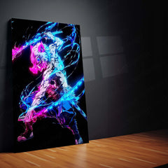 Anime Metal Poster | Inosuke-Hashibira-–-Demon-Slayer-Neon-Rage-Poster-01-copy Portrait-01 01