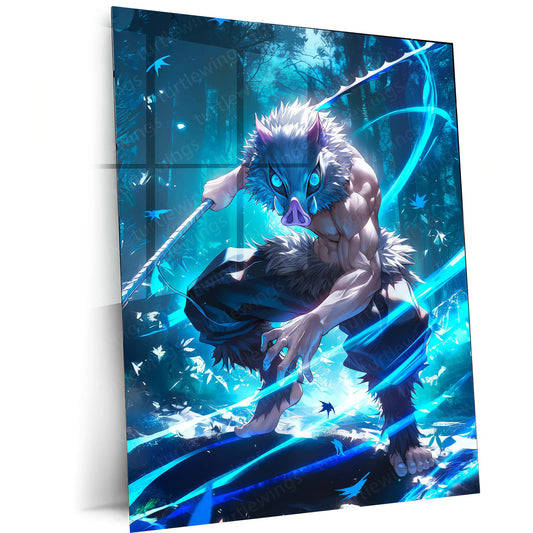 Anime Metal Poster |  Inosuke – Demon Slayer Metal Poster