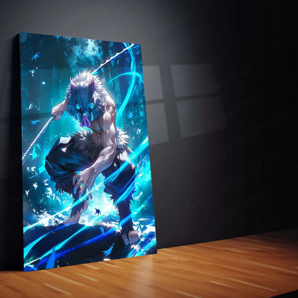 Anime Metal Poster |  Inosuke – Demon Slayer Metal Poster