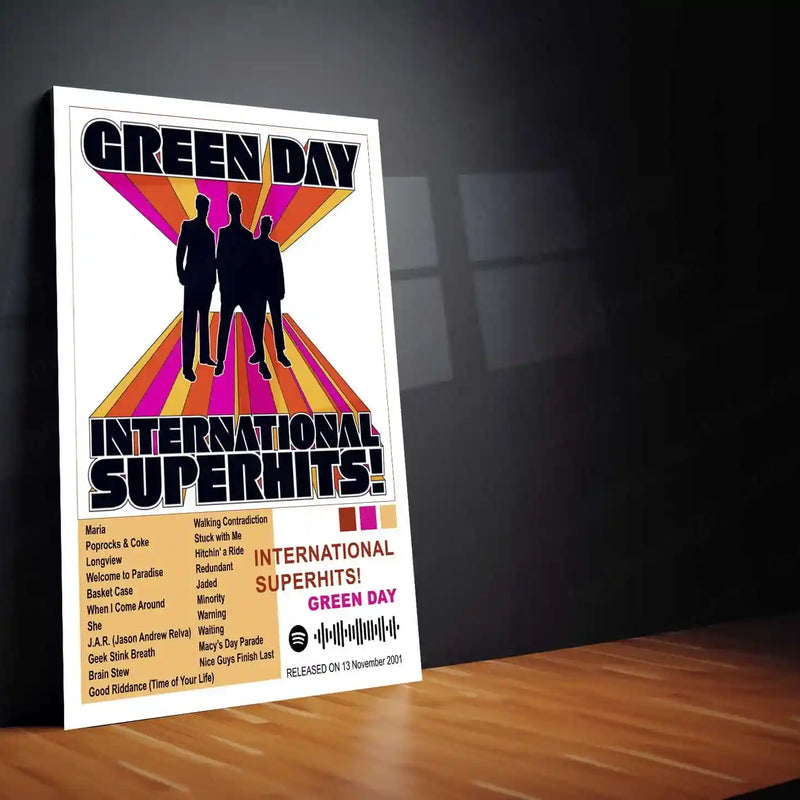Green Day – Complete Album Collection | Set of 11 | Set of 8 | Set of 4 | Premium Metal Poster - TURTLEWINGS 
