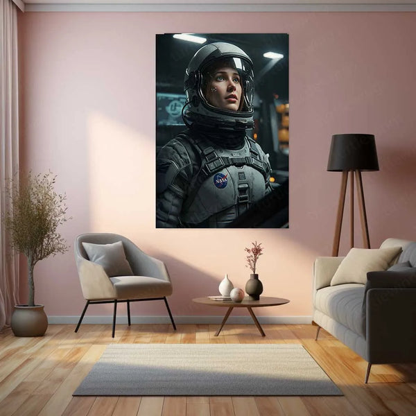Movies Metal Poster | Interstellar Metal Poster | Epic Sci-Fi Space Movie Wall Art - TURTLEWINGS 