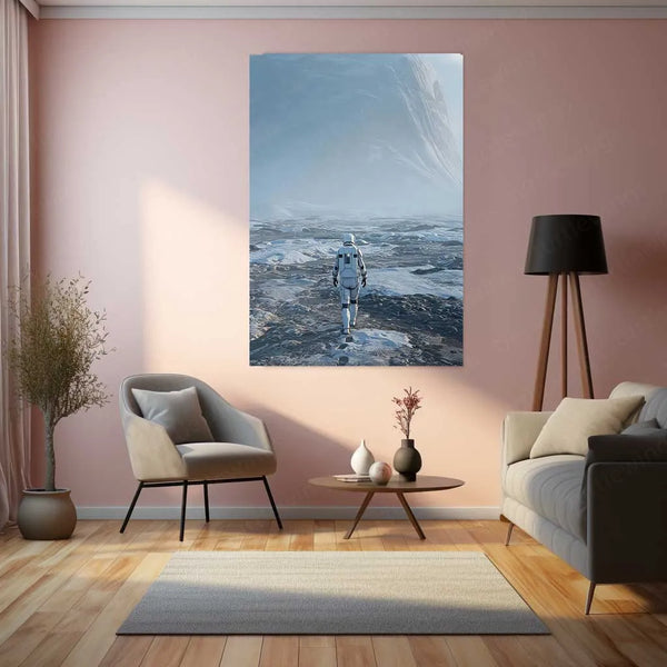Movies Metal Poster | Interstellar Metal Poster | Epic Sci-Fi Space Movie Wall Art 1