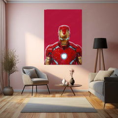Iron Man Metal Frame | Tony Stark Wall Art | Marvel Superhero Frame01 - TURTLEWINGS 