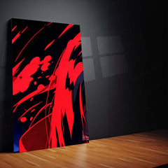 Anime Metal Poster Set of 9 | Naruto Shippuden | Itachi Uchiha Anime Wall Art | Sharingan Akatsuki 9 Panel Metal Print | Uchiha Clan Decor