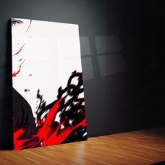 Anime Metal Poster Set of 3 | Naruto | Itachi Uchiha Red Sharingan Triptych Wall Art