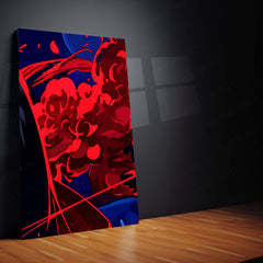 Anime Metal Poster Set of 9 | Naruto Shippuden | Itachi Uchiha Anime Wall Art | Sharingan Akatsuki 9 Panel Metal Print | Uchiha Clan Decor