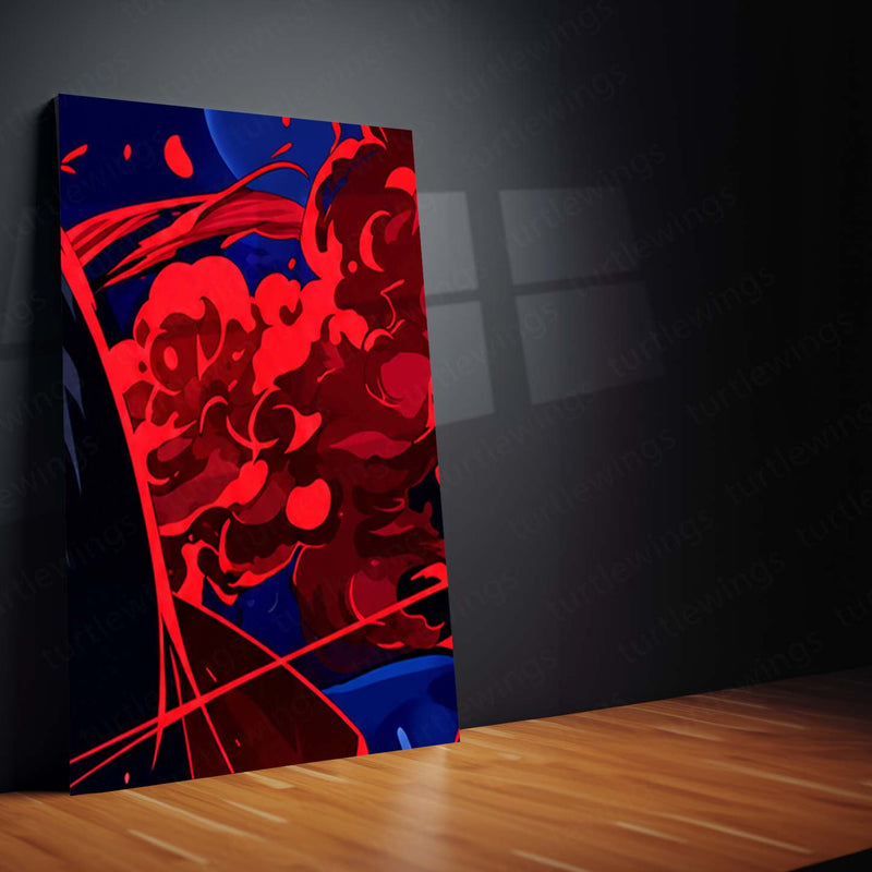 Anime Metal Poster Set of 9 | Naruto Shippuden | Itachi Uchiha Anime Wall Art | Sharingan Akatsuki 9 Panel Metal Print | Uchiha Clan Decor