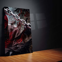 Anime Metal Poster Set of 3 | Naruto | Itachi Uchiha Sharingan & Akatsuki Triptych Wall Art