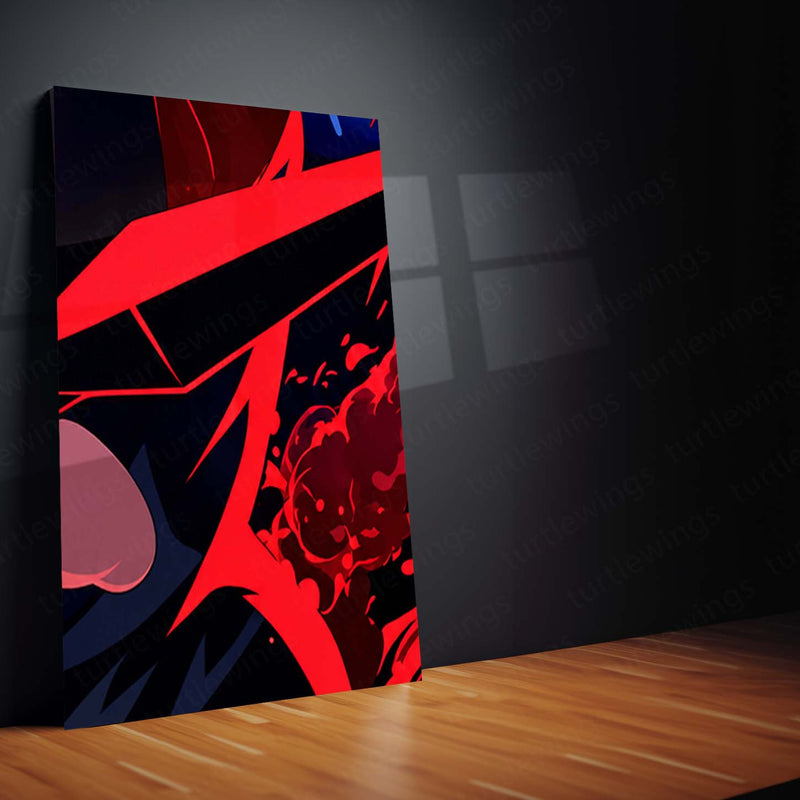 Anime Metal Poster Set of 9 | Naruto Shippuden | Itachi Uchiha Anime Wall Art | Sharingan Akatsuki 9 Panel Metal Print | Uchiha Clan Decor