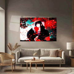 Anime Metal Poster | Itachi Uchiha – The Silent Protector | Akatsuki Legacy Metal Frame Poster
