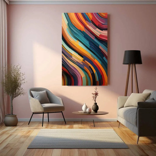 Abstract Art Painting Metal Print - TURTLEWINGS 