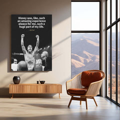 Quote Metal Poster | Jake Paul – Boxing Victory Quote Metal Poster | Motivational Sports Wall Frame
