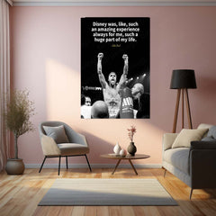 Quote Metal Poster | Jake Paul – Boxing Victory Quote Metal Poster | Motivational Sports Wall Frame