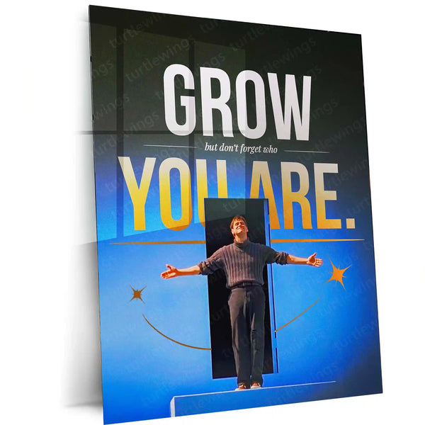 Quote Metal Poster | It’s Only Delusional Until It Works – Motivational Quote Metal Frame Wall Art (Copy)