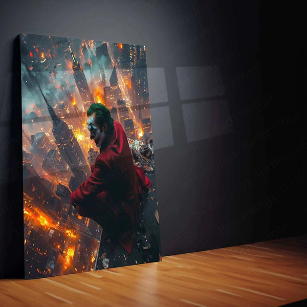 Joker Metal Poster – DC Comics Villain Wall Art - TURTLEWINGS 