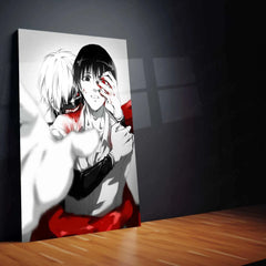 Kaneki Ken Metal Poster – Tokyo Ghoul Anime Wall Art | Dark Aesthetic Decor - TURTLEWINGS 
