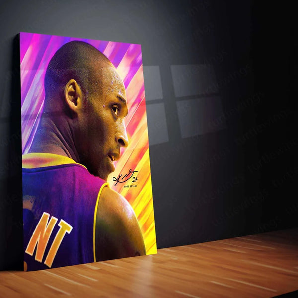 Kobe Bryant Metal Poster – Mamba Mentality Wall Art | Basketball Legend Tribute 3 - TURTLEWINGS 