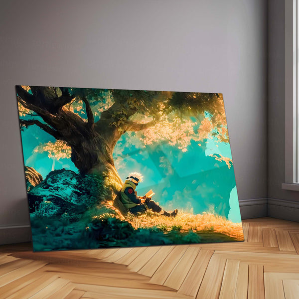 Anime Metal Poster | Kakashi Hatake – The Copy Ninja of Konoha | Lightning Edge Metal Frame Poster 01