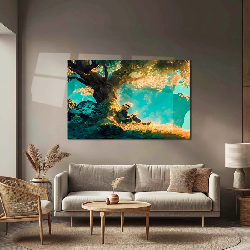 Anime Metal Poster | Kakashi Hatake – The Copy Ninja of Konoha | Lightning Edge Metal Frame Poster 01