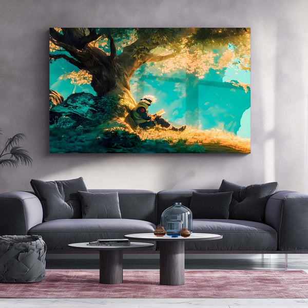 Anime Metal Poster | Kakashi Hatake – The Copy Ninja of Konoha | Lightning Edge Metal Frame Poster 01