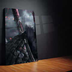 Game Metal Poster Set of 3 | God of War | Kratos Close-Up Warrior Triptych Wall Art – product image 3
