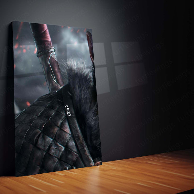 Game Metal Poster Set of 3 | God of War | Kratos Close-Up Warrior Triptych Wall Art – product image 3