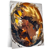 Kawaii Naruto Metal Poster | Cute Anime Wall Art | Adorable Ninja Aesthetic