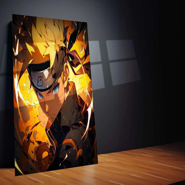 Kawaii Naruto Metal Poster | Cute Anime Wall Art | Adorable Ninja Aesthetic 2 - TURTLEWINGS 