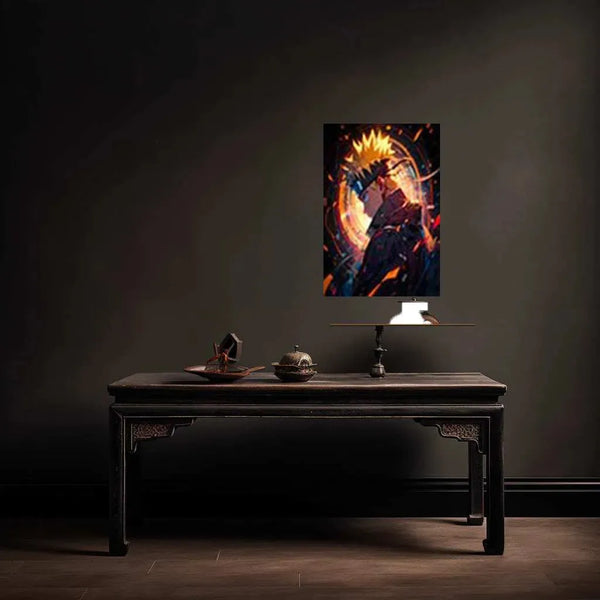 Kawaii Naruto Metal Poster | Cute Anime Wall Art | Adorable Ninja Aesthetic 3 - TURTLEWINGS 