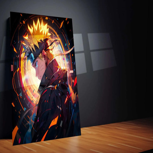 Kawaii Naruto Metal Poster | Cute Anime Wall Art | Adorable Ninja Aesthetic 3 - TURTLEWINGS 
