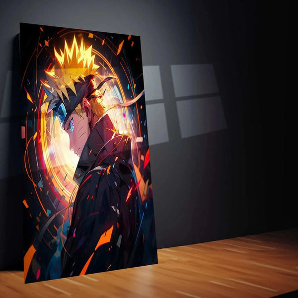 Kawaii Naruto Metal Poster | Cute Anime Wall Art | Adorable Ninja Aesthetic 3 - TURTLEWINGS 