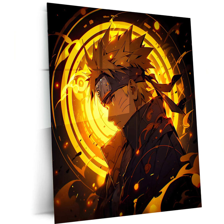 Kawaii Naruto Metal Poster | Cute Anime Wall Art | Adorable Ninja Aesthetic 4 - TURTLEWINGS 